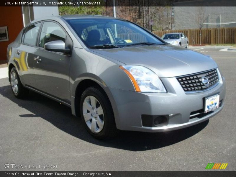Magnetic Gray / Charcoal/Steel 2007 Nissan Sentra 2.0