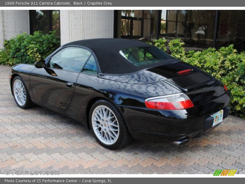 Black / Graphite Grey 1999 Porsche 911 Carrera Cabriolet