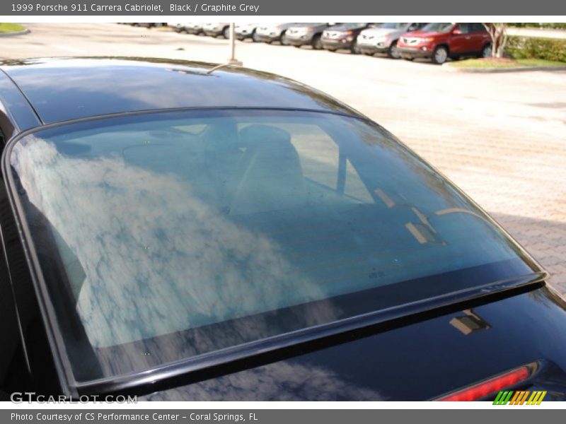 Black / Graphite Grey 1999 Porsche 911 Carrera Cabriolet