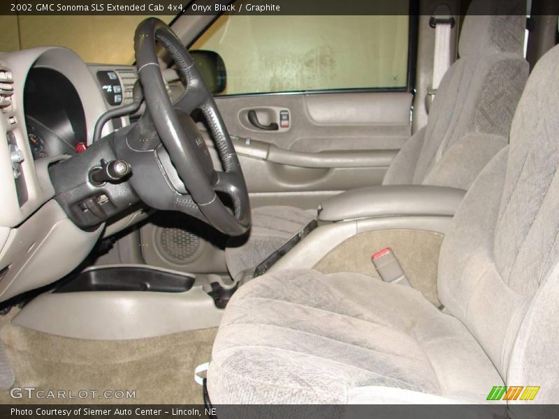 Onyx Black / Graphite 2002 GMC Sonoma SLS Extended Cab 4x4