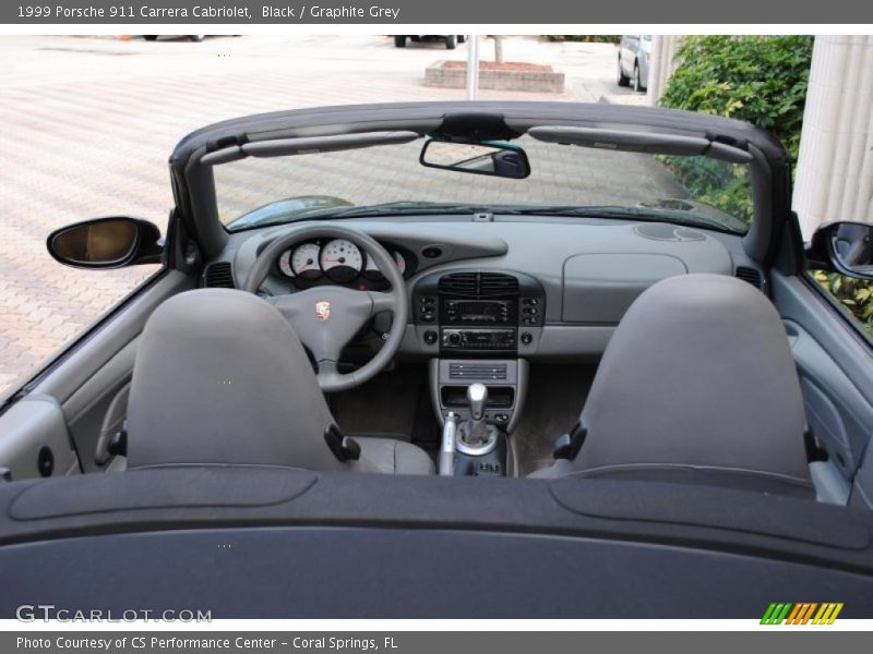 Black / Graphite Grey 1999 Porsche 911 Carrera Cabriolet