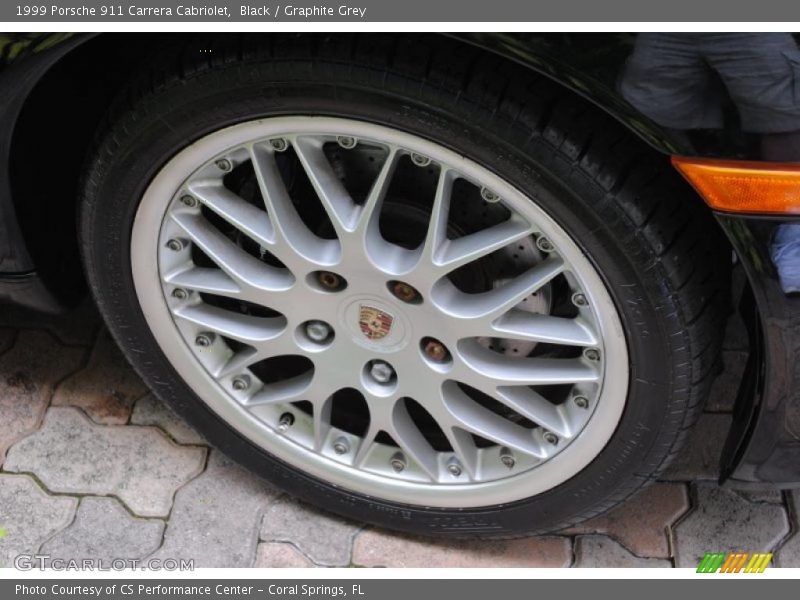 Black / Graphite Grey 1999 Porsche 911 Carrera Cabriolet
