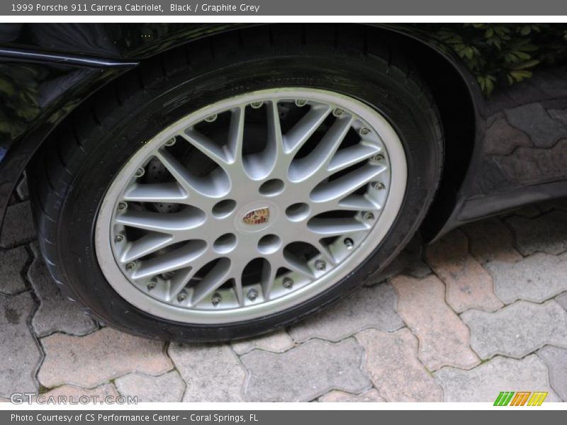 Black / Graphite Grey 1999 Porsche 911 Carrera Cabriolet