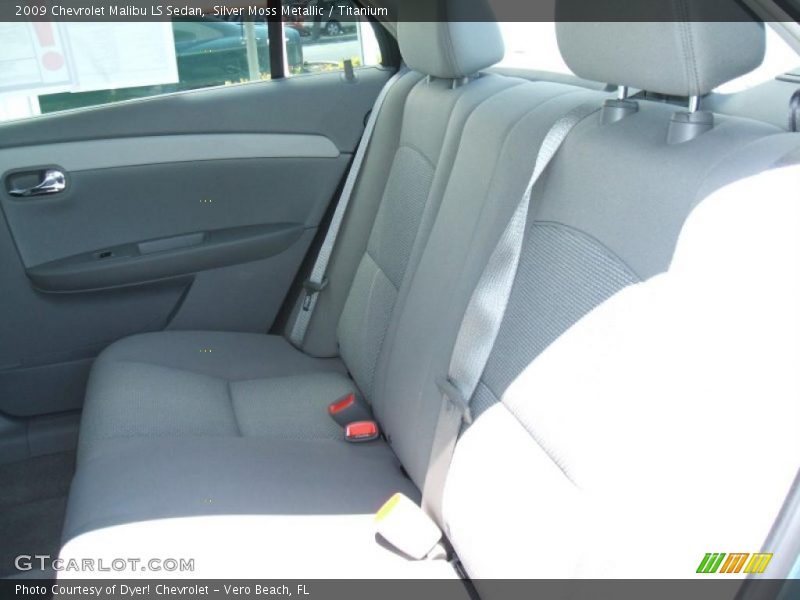 Silver Moss Metallic / Titanium 2009 Chevrolet Malibu LS Sedan