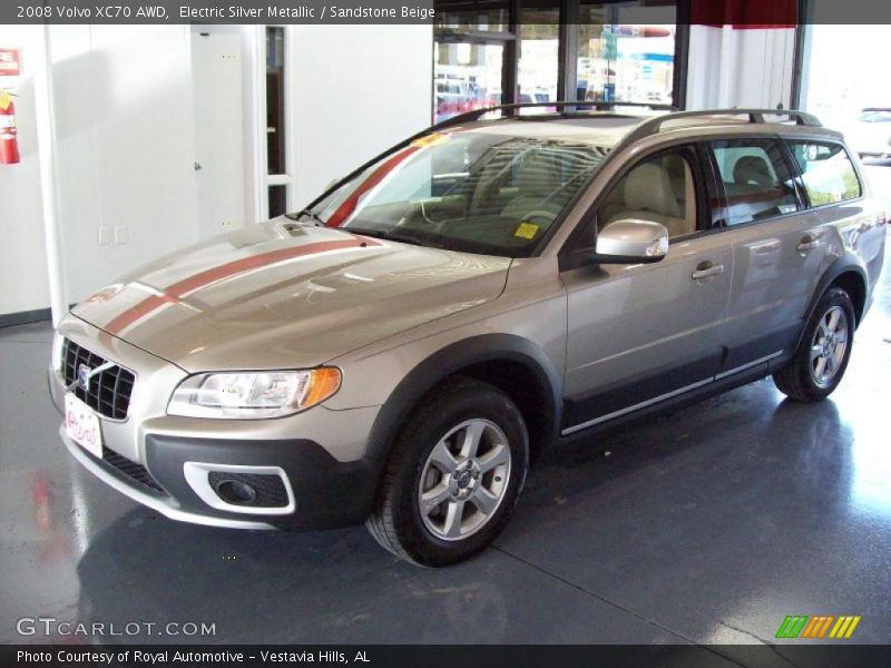 Electric Silver Metallic / Sandstone Beige 2008 Volvo XC70 AWD
