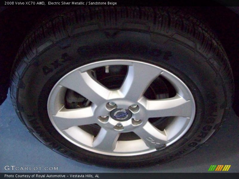 Electric Silver Metallic / Sandstone Beige 2008 Volvo XC70 AWD
