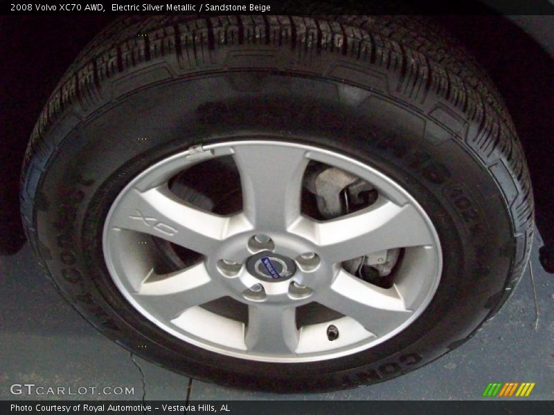 Electric Silver Metallic / Sandstone Beige 2008 Volvo XC70 AWD