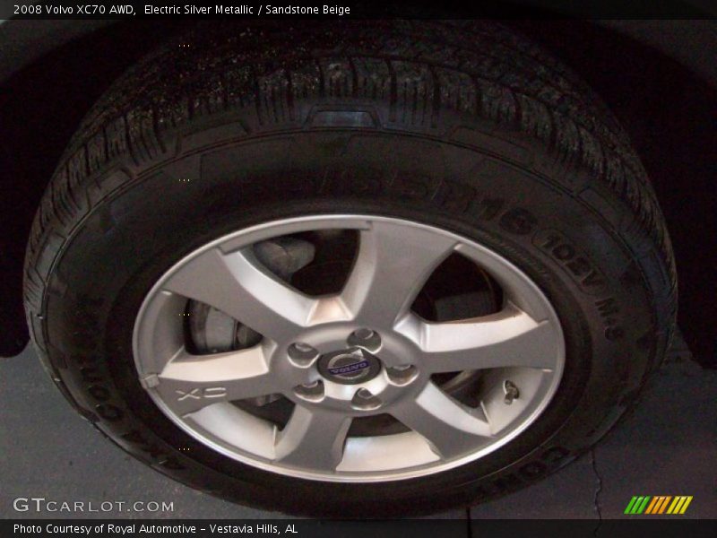 Electric Silver Metallic / Sandstone Beige 2008 Volvo XC70 AWD