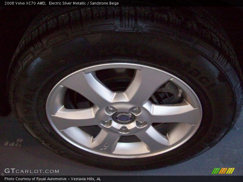 Electric Silver Metallic / Sandstone Beige 2008 Volvo XC70 AWD