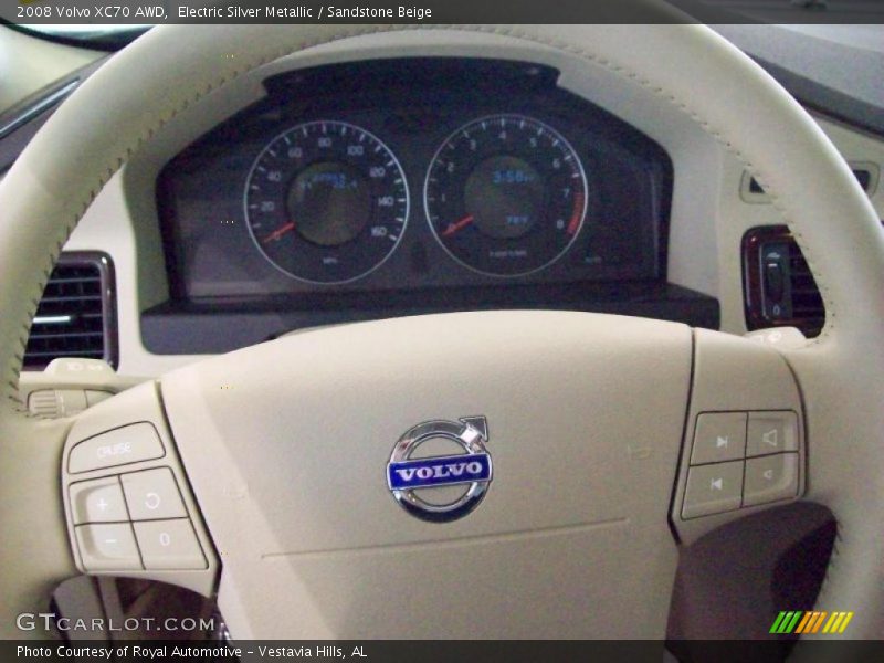 Electric Silver Metallic / Sandstone Beige 2008 Volvo XC70 AWD