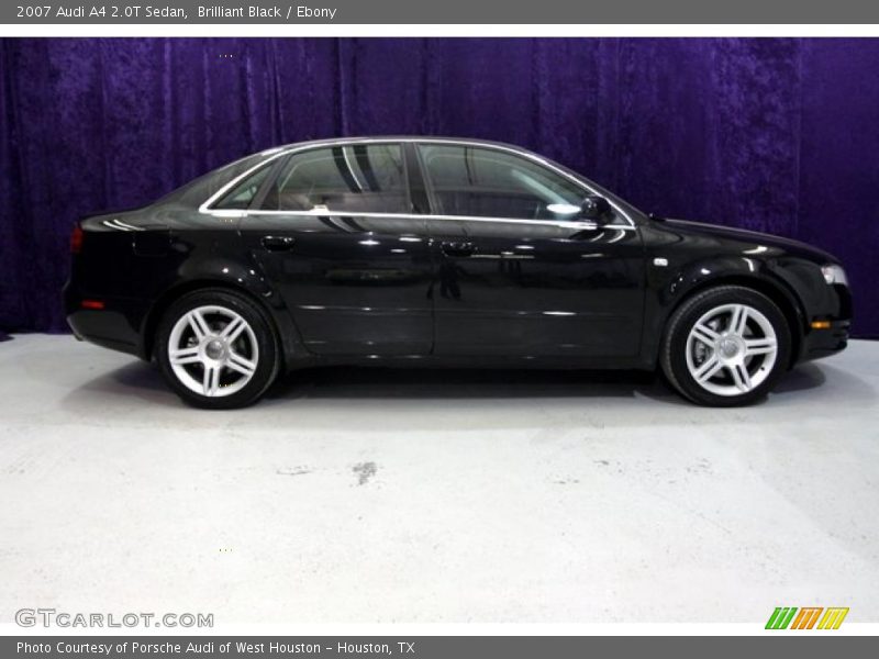 Brilliant Black / Ebony 2007 Audi A4 2.0T Sedan