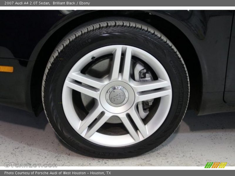 Brilliant Black / Ebony 2007 Audi A4 2.0T Sedan