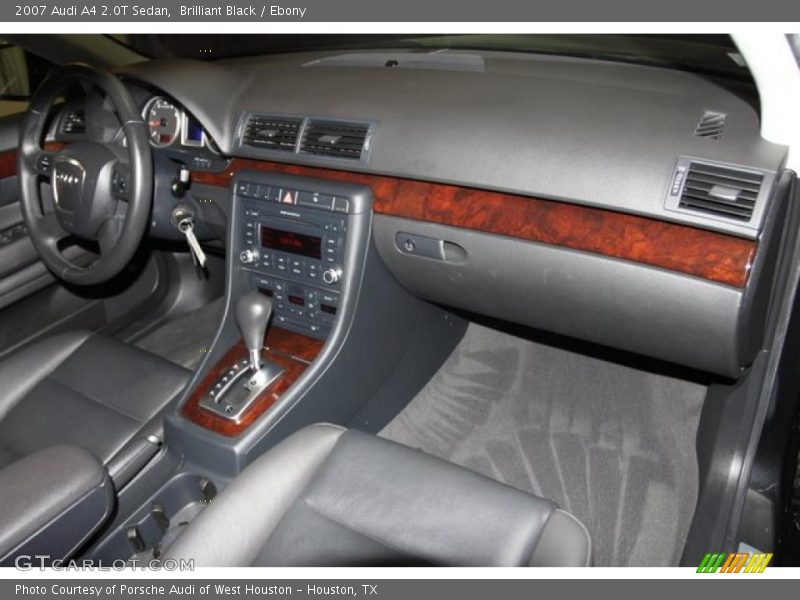 Brilliant Black / Ebony 2007 Audi A4 2.0T Sedan