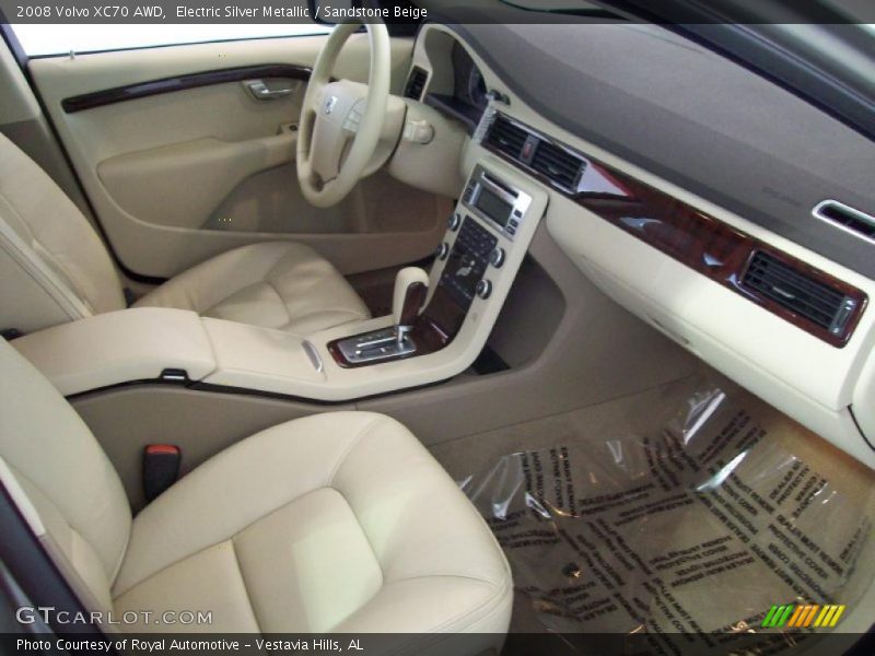 Electric Silver Metallic / Sandstone Beige 2008 Volvo XC70 AWD
