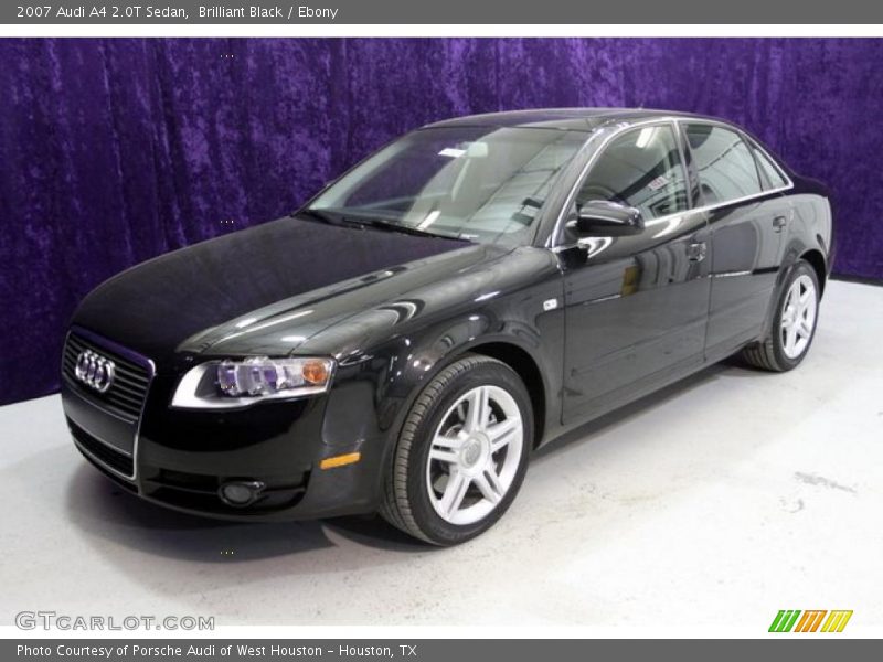 Brilliant Black / Ebony 2007 Audi A4 2.0T Sedan