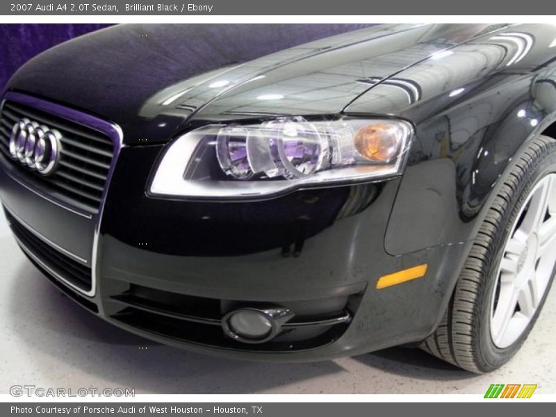 Brilliant Black / Ebony 2007 Audi A4 2.0T Sedan