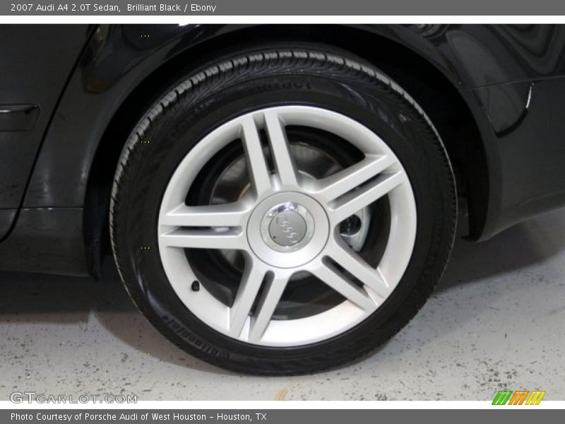 Brilliant Black / Ebony 2007 Audi A4 2.0T Sedan
