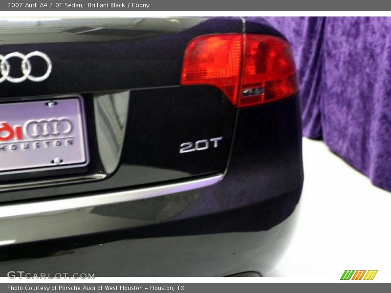 Brilliant Black / Ebony 2007 Audi A4 2.0T Sedan