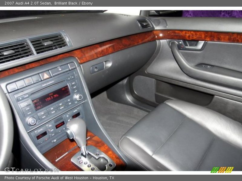 Brilliant Black / Ebony 2007 Audi A4 2.0T Sedan