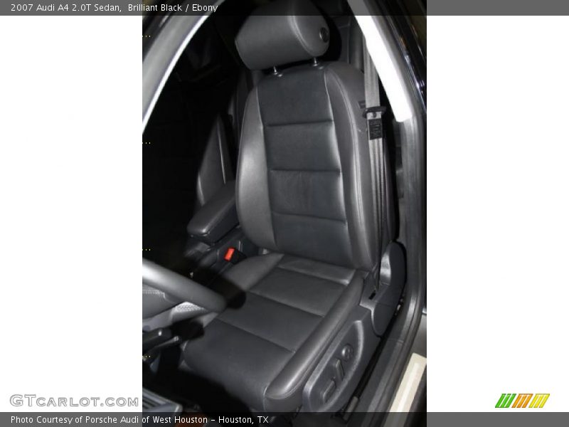 Brilliant Black / Ebony 2007 Audi A4 2.0T Sedan