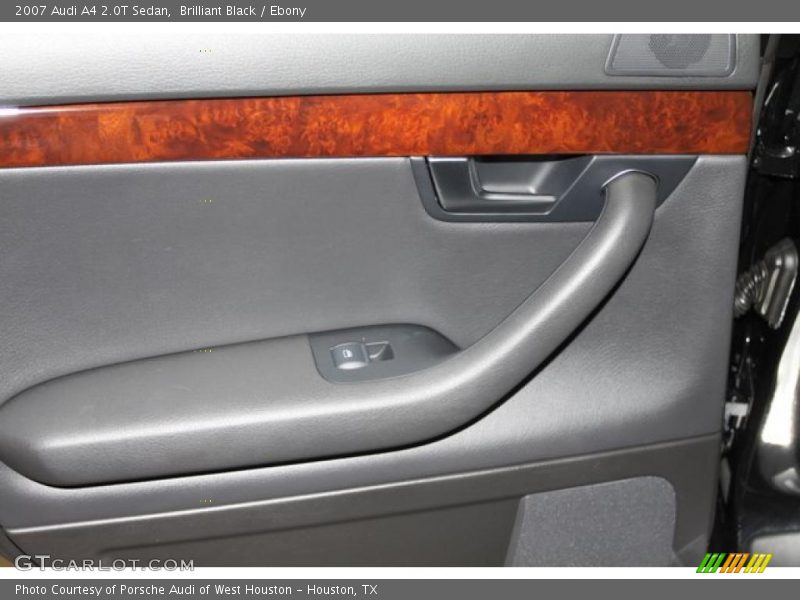 Brilliant Black / Ebony 2007 Audi A4 2.0T Sedan