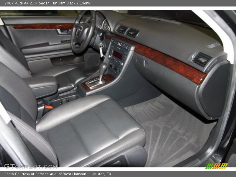 Brilliant Black / Ebony 2007 Audi A4 2.0T Sedan