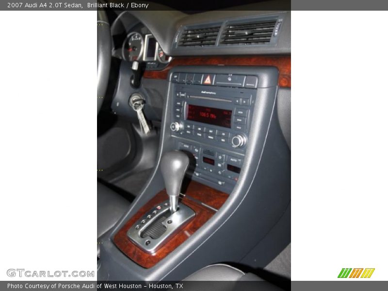 Brilliant Black / Ebony 2007 Audi A4 2.0T Sedan