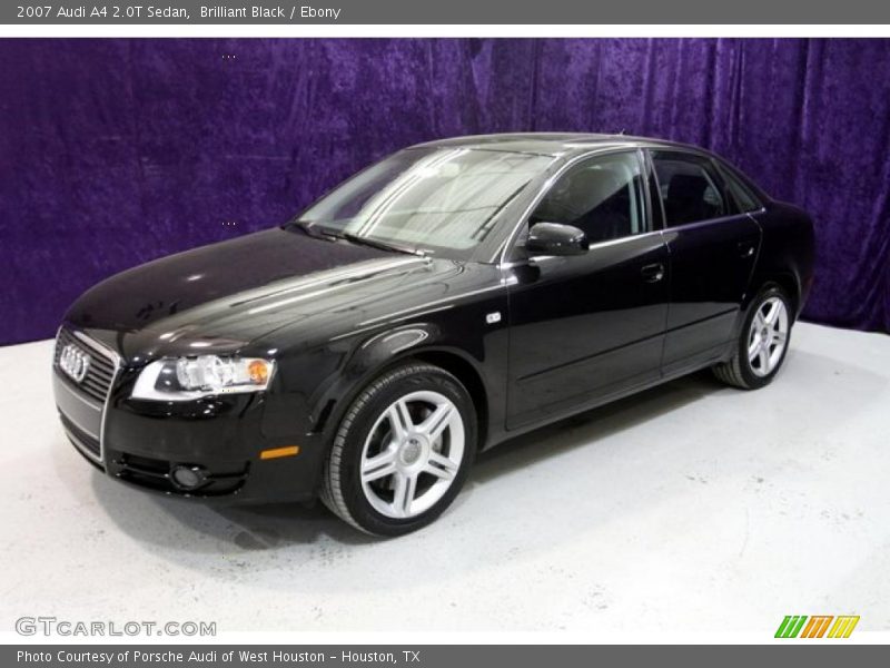Brilliant Black / Ebony 2007 Audi A4 2.0T Sedan