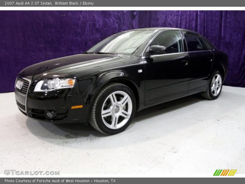 Brilliant Black / Ebony 2007 Audi A4 2.0T Sedan