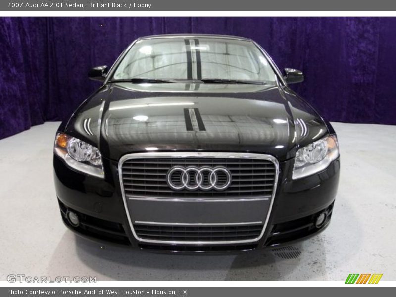 Brilliant Black / Ebony 2007 Audi A4 2.0T Sedan