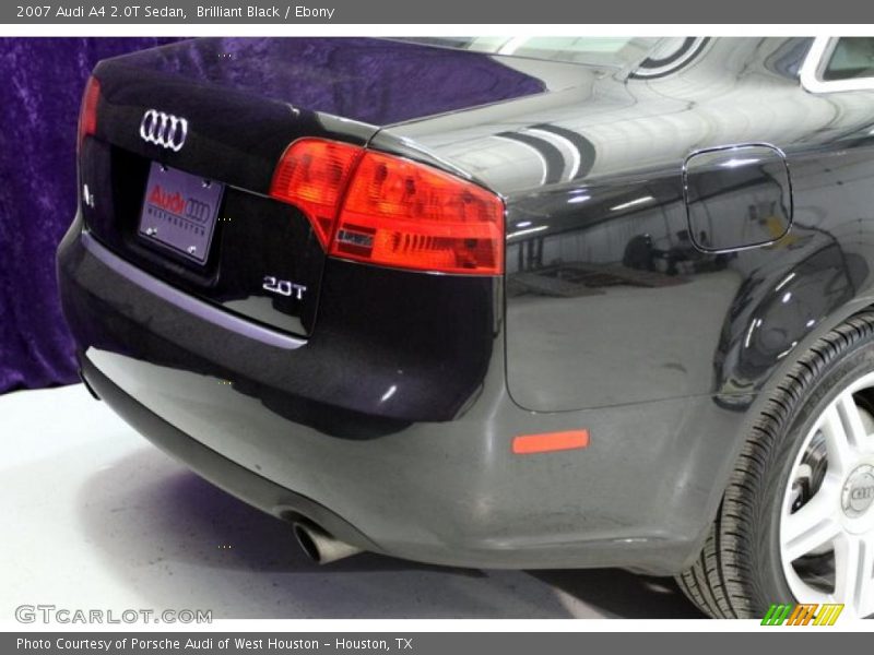 Brilliant Black / Ebony 2007 Audi A4 2.0T Sedan