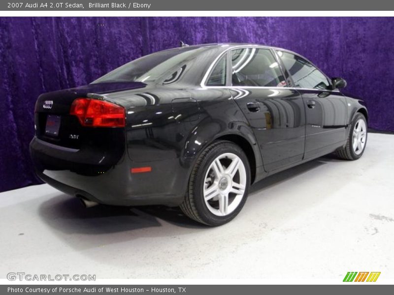 Brilliant Black / Ebony 2007 Audi A4 2.0T Sedan