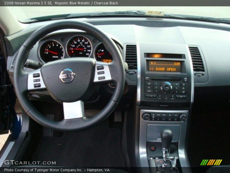 Majestic Blue Metallic / Charcoal Black 2008 Nissan Maxima 3.5 SE