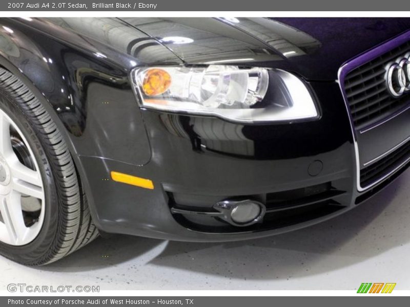 Brilliant Black / Ebony 2007 Audi A4 2.0T Sedan