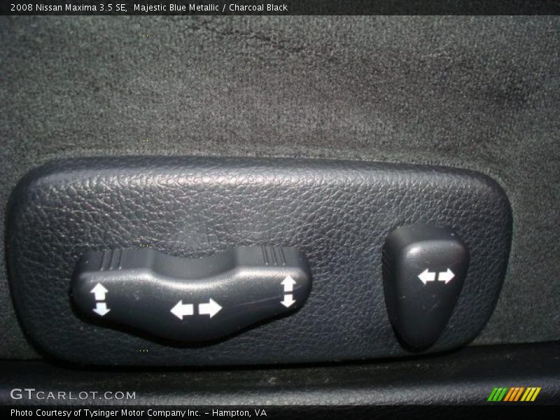 Majestic Blue Metallic / Charcoal Black 2008 Nissan Maxima 3.5 SE
