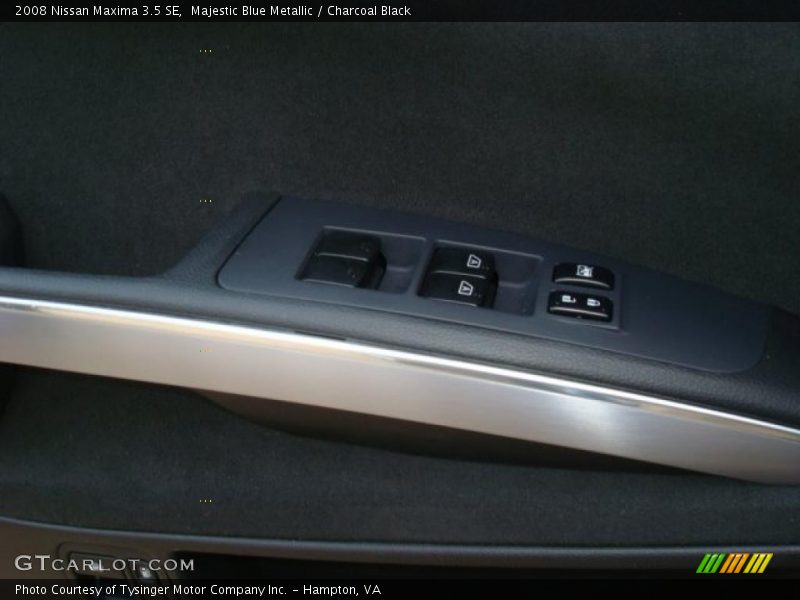 Majestic Blue Metallic / Charcoal Black 2008 Nissan Maxima 3.5 SE