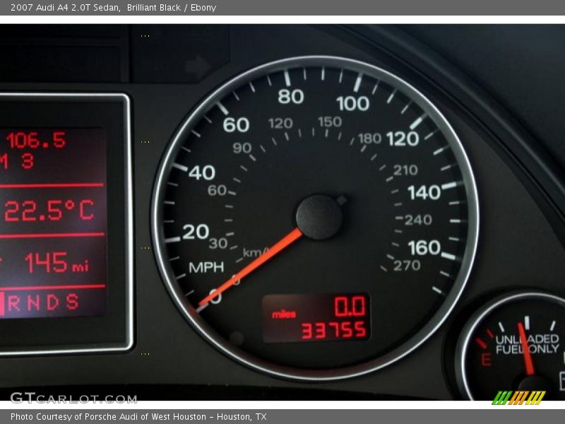 Brilliant Black / Ebony 2007 Audi A4 2.0T Sedan