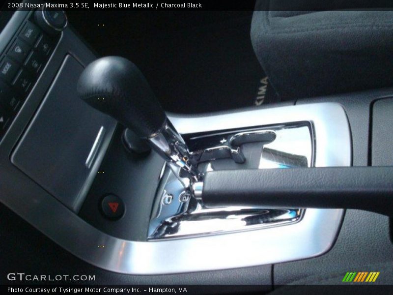 Majestic Blue Metallic / Charcoal Black 2008 Nissan Maxima 3.5 SE