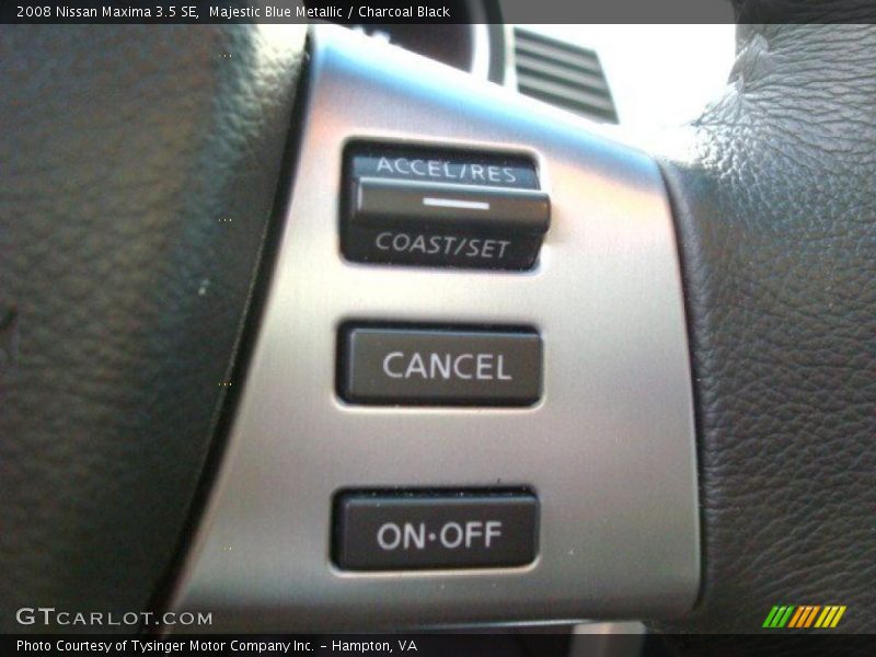 Majestic Blue Metallic / Charcoal Black 2008 Nissan Maxima 3.5 SE