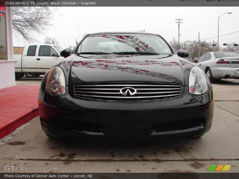Black Obsidian / Graphite 2004 Infiniti G 35 Coupe