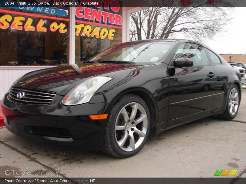 Black Obsidian / Graphite 2004 Infiniti G 35 Coupe