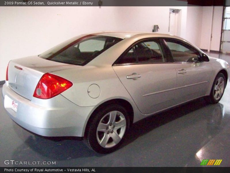 Quicksilver Metallic / Ebony 2009 Pontiac G6 Sedan