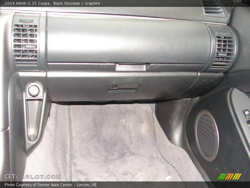 Black Obsidian / Graphite 2004 Infiniti G 35 Coupe