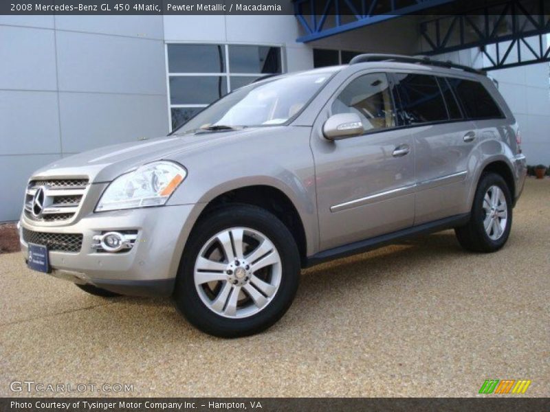 Pewter Metallic / Macadamia 2008 Mercedes-Benz GL 450 4Matic