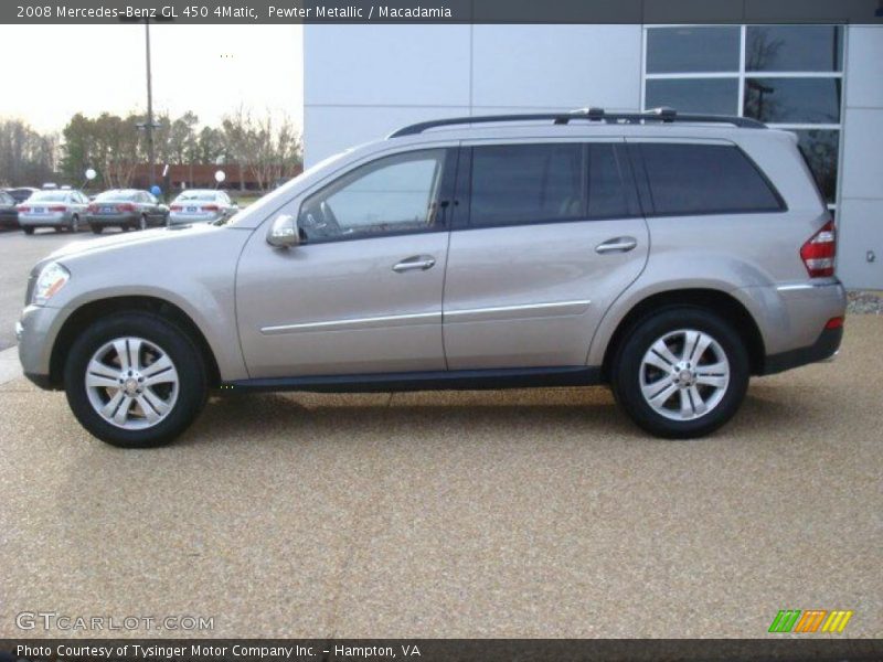 Pewter Metallic / Macadamia 2008 Mercedes-Benz GL 450 4Matic