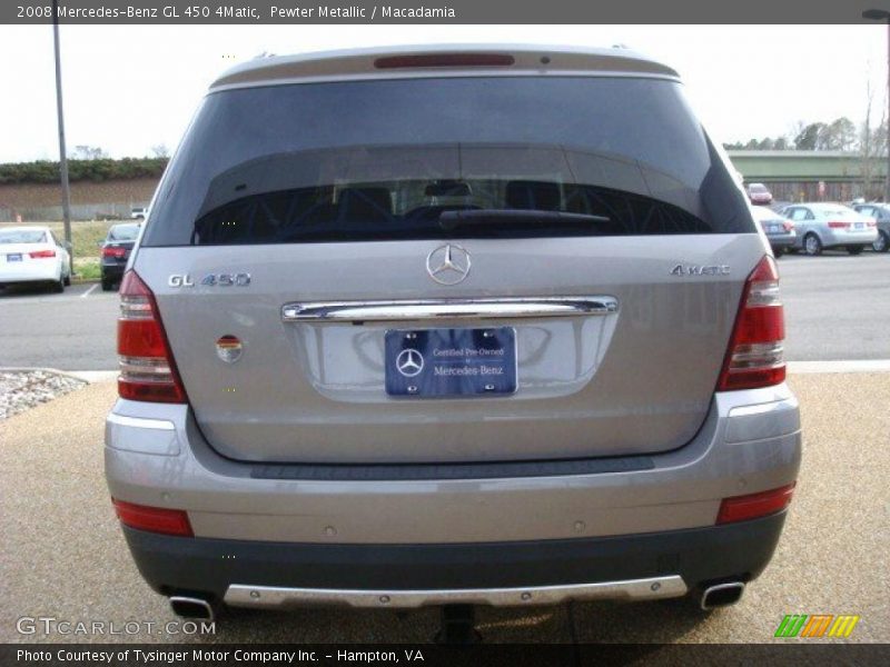 Pewter Metallic / Macadamia 2008 Mercedes-Benz GL 450 4Matic