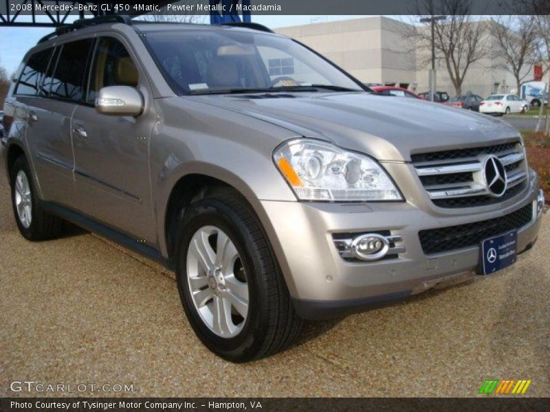 Pewter Metallic / Macadamia 2008 Mercedes-Benz GL 450 4Matic