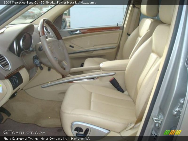 Pewter Metallic / Macadamia 2008 Mercedes-Benz GL 450 4Matic