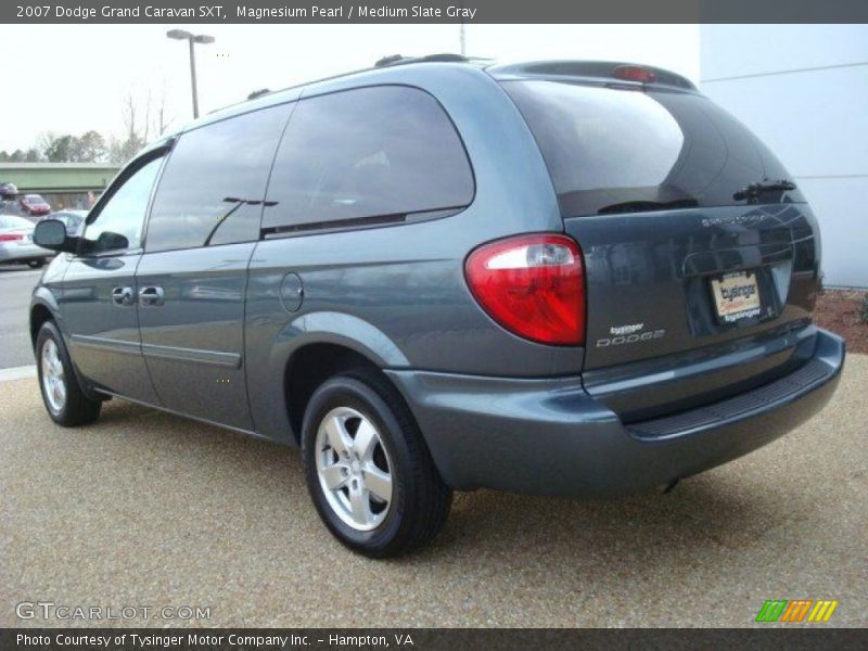 Magnesium Pearl / Medium Slate Gray 2007 Dodge Grand Caravan SXT