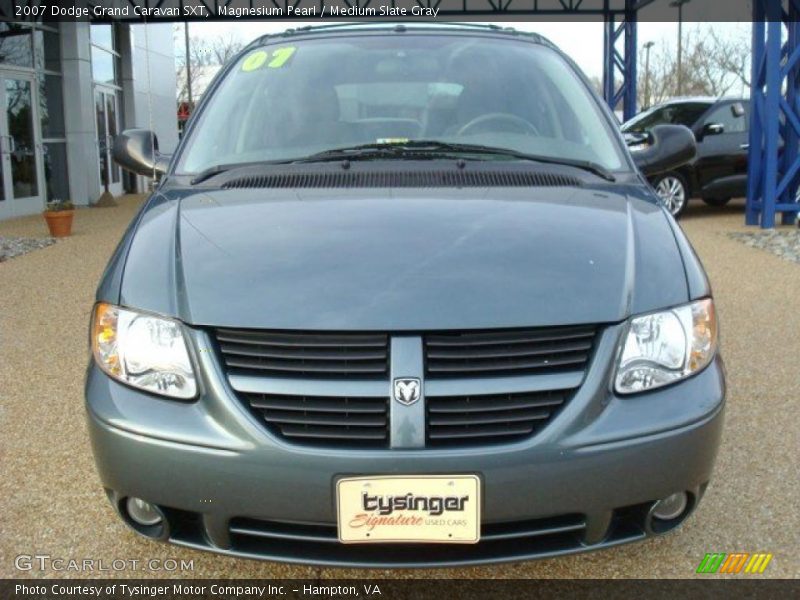 Magnesium Pearl / Medium Slate Gray 2007 Dodge Grand Caravan SXT